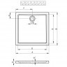 Акриловый душевой поддон Riho Zurich 262 130x90 белый DA0200500000000