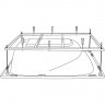 Каркас для акриловой ванны Riho 200x90, 2YNVN1019