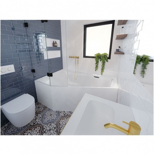 Гидромассажная ванна RIHO RETHINK SPACE FLOW 170x90 R FALL