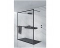 Душевая перегородка RIHO SZ LUCID GD401 900 x 2000 BLACK, GD309B000
