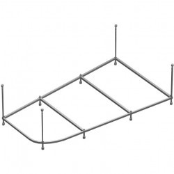 Каркас для ванны Riho Yukon L 160x90, RAMA0109