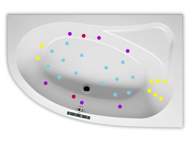 Гидромассажная ванна RIHO LYRA JOY 140x90 L
